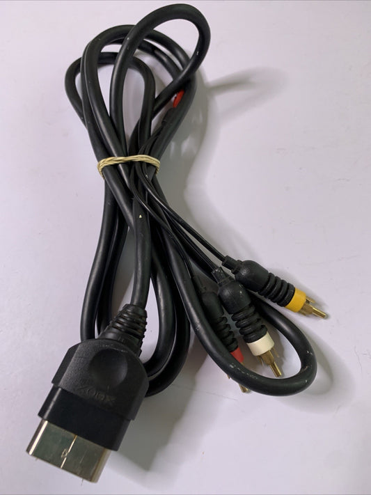 Genuine Official Microsoft XBOX Original AV Cable Composite