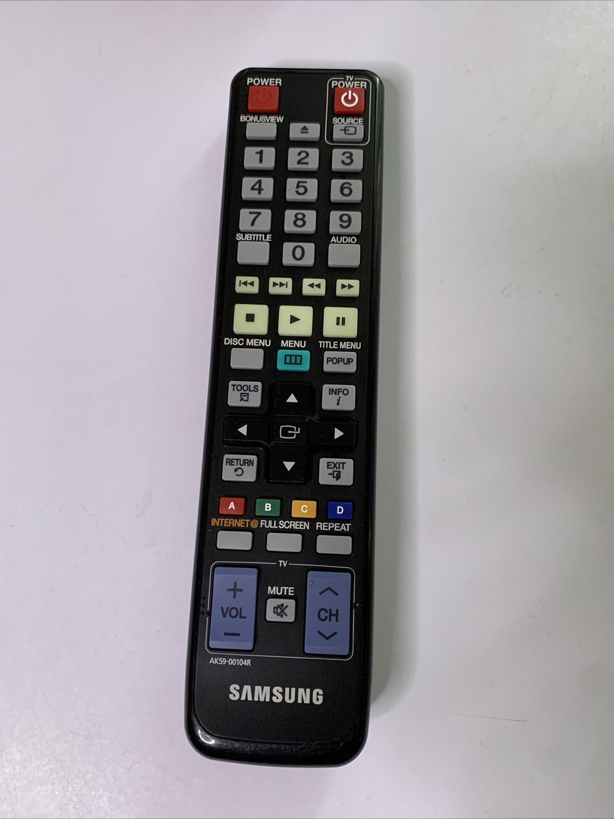 Genuine Samsung AK59-00104R Remote Control For Samsung Blu-ray Player