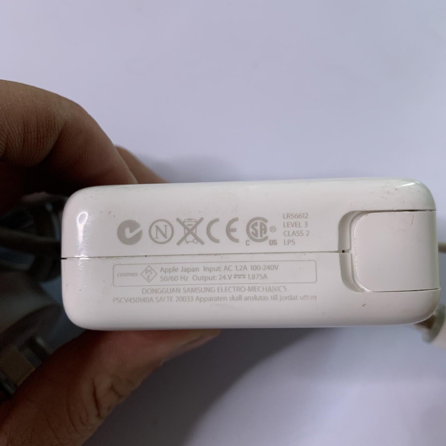 Genuine Apple G4 iBook Powerbook Laptop Power Supply 45W A1036 AC Adapter