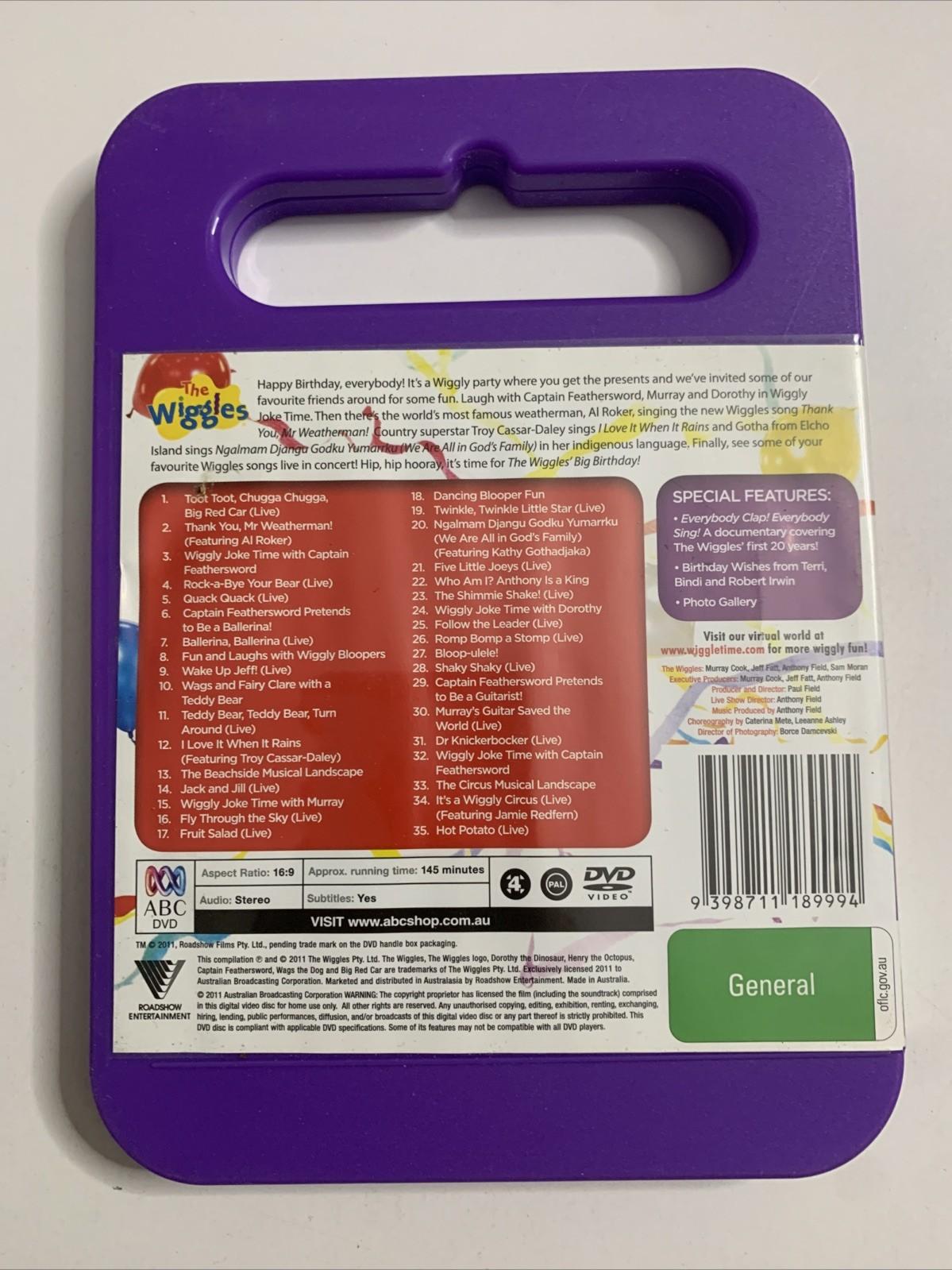 The Wiggles Big Birthday! (DVD, 2011) ABC Kids Region 4