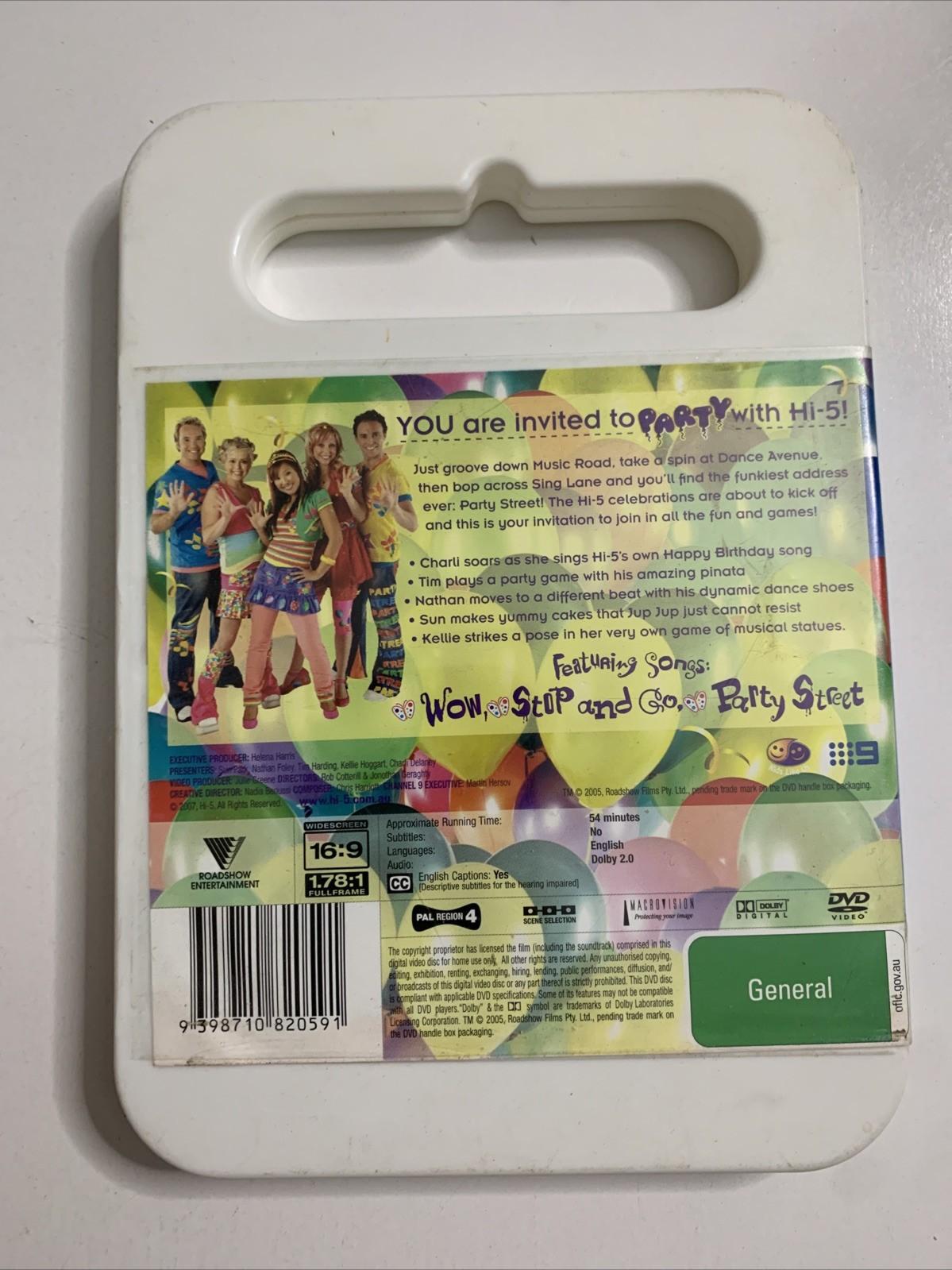 Hi-5 Party Street (DVD, 2007) Region 4