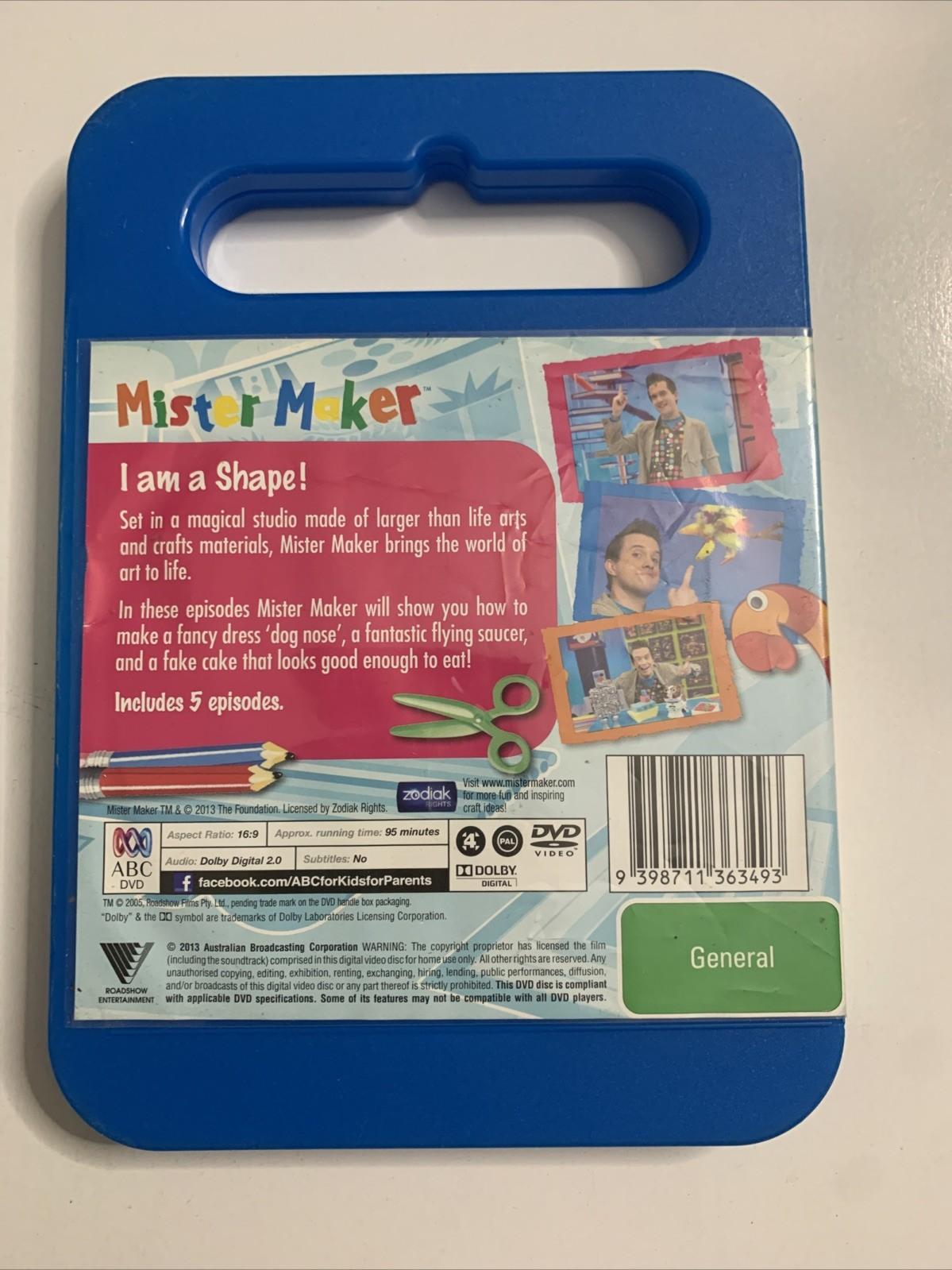 Mister Maker: I Am A Shape! (DVD, 2012) ABC Kids Region 4