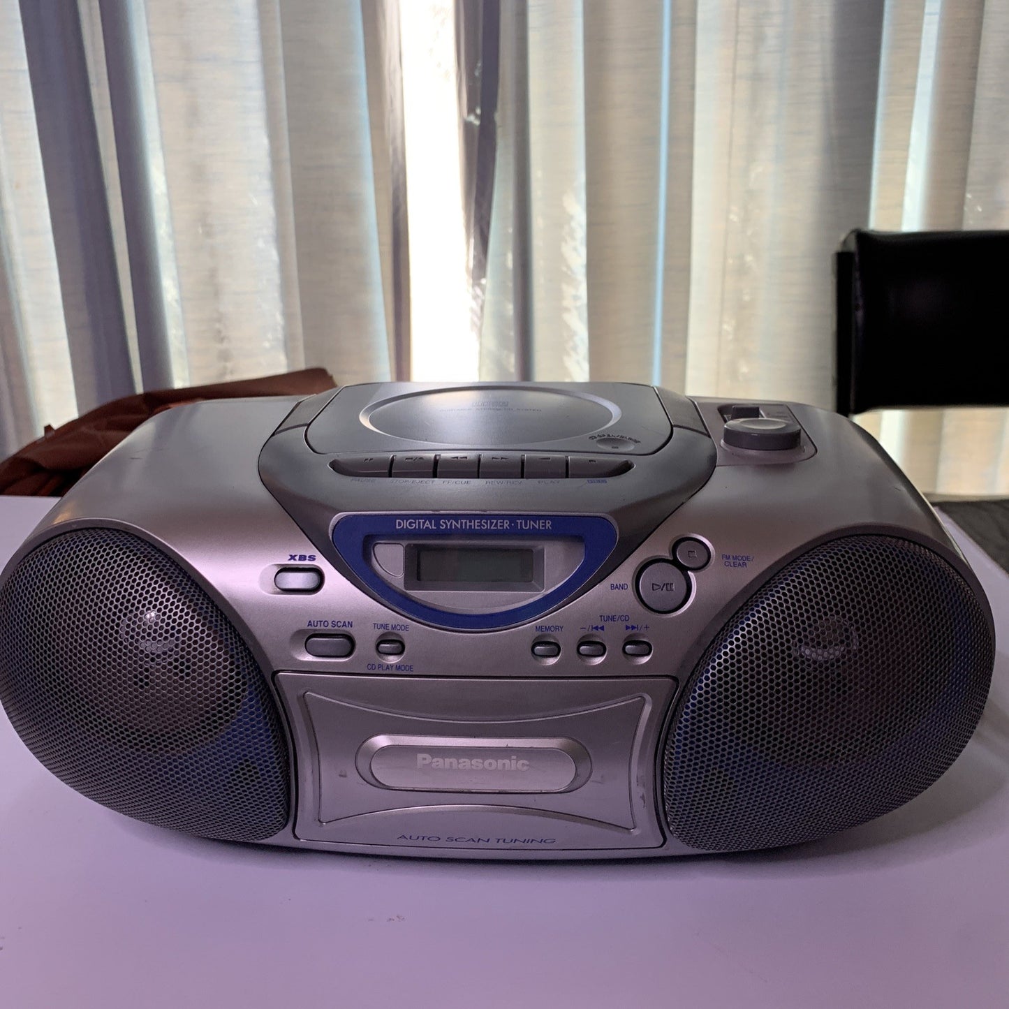 Panasonic RX-D21 Boombox CD Cassette Player Recorder AM/FM Radio