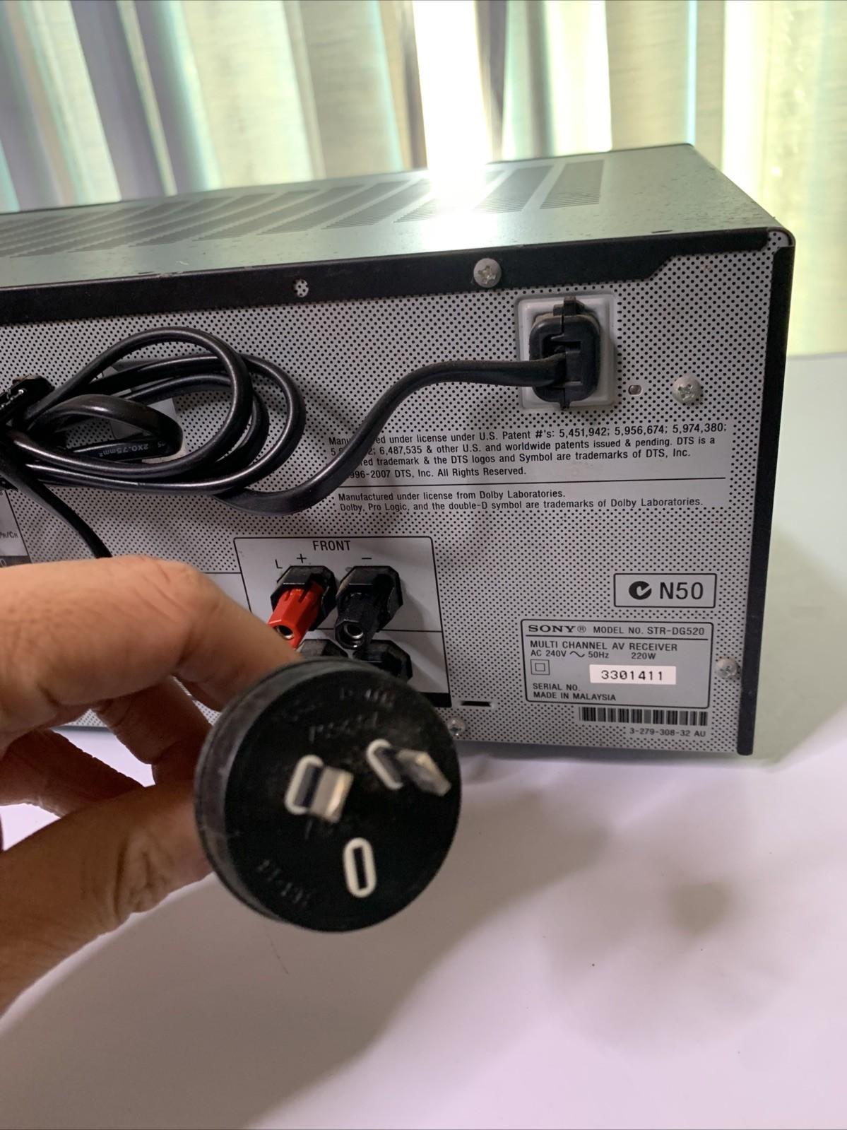 Sony Multi Channel AV Receiver 5.1 Home Theatre Surround STR-DG520 *No Remote