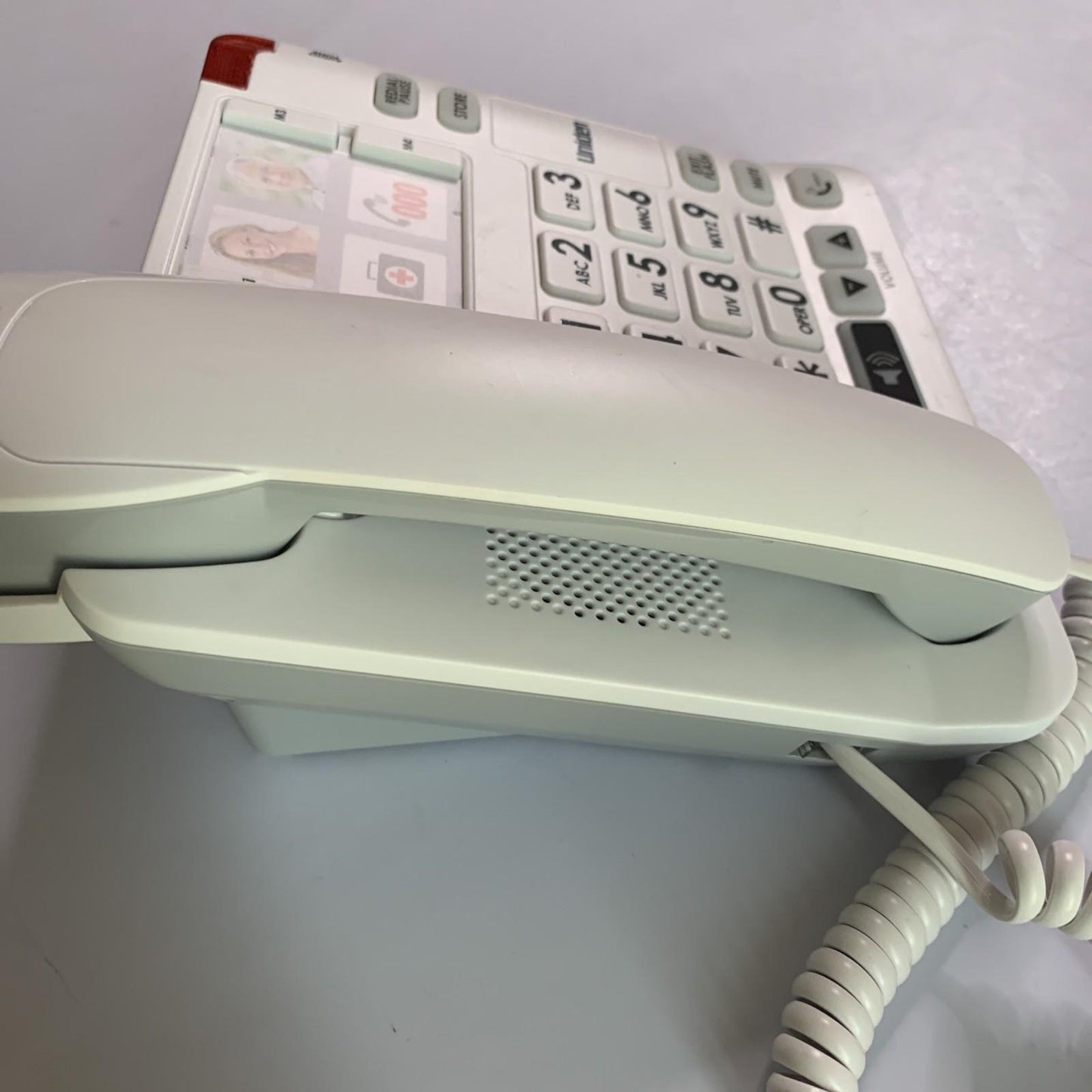 Uniden Sight & Sound Enhanced Corded Phone Large Button NBN Compatible SSE34