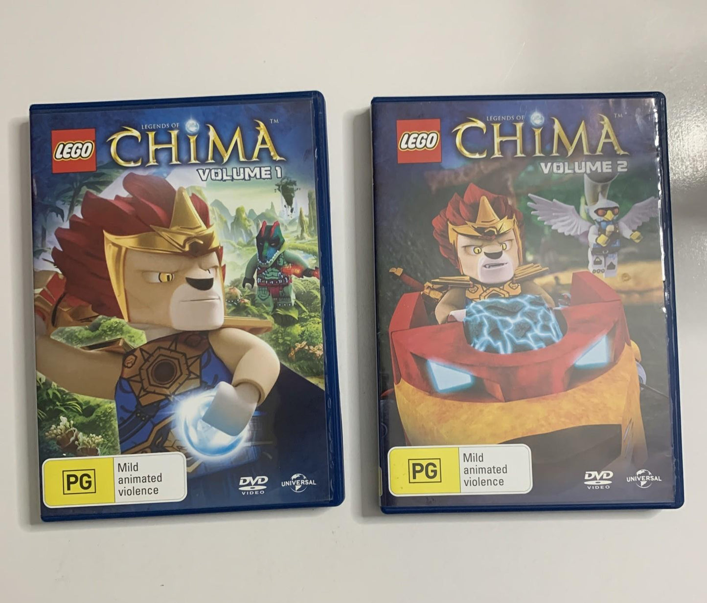 LEGO Legends Of Chima : Vol 1 & 2 (DVD, 2013) Animation Region 4 &2