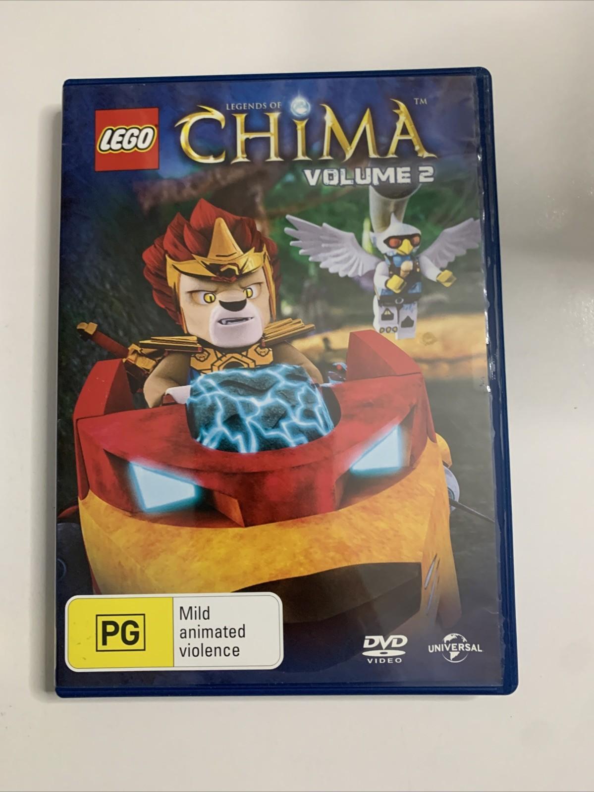 LEGO Legends Of Chima : Vol 1 & 2 (DVD, 2013) Animation Region 4 &2
