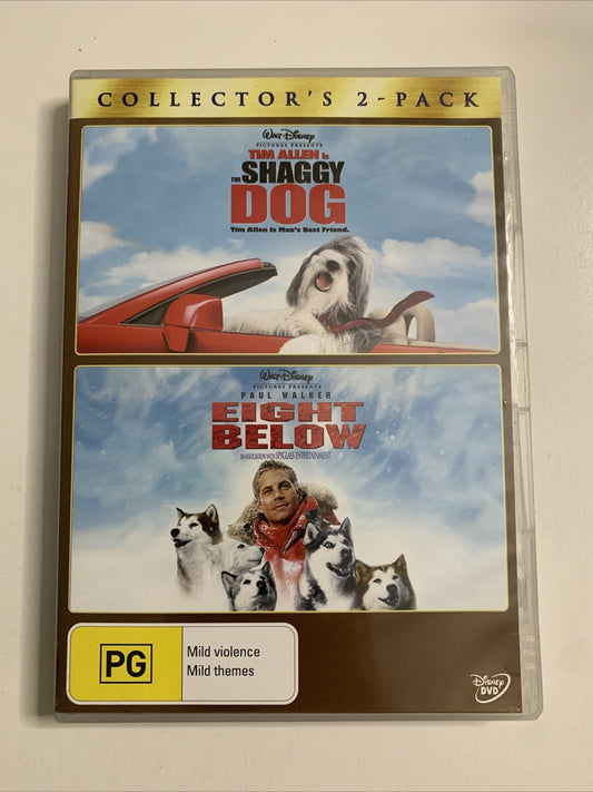 The Shaggy Dog / Eight Below (DVD, 2006) Disney Film Region 4
