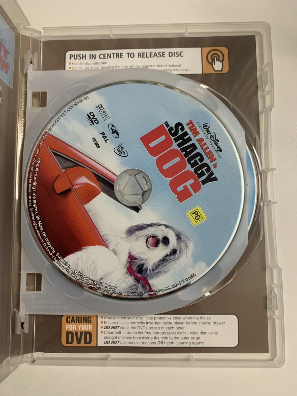 The Shaggy Dog / Eight Below (DVD, 2006) Disney Film Region 4