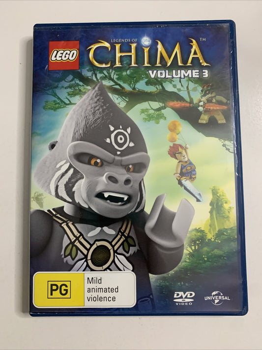 LEGO Legends Of Chima : Vol 3 (DVD, 2013) Animation Region 4 &2