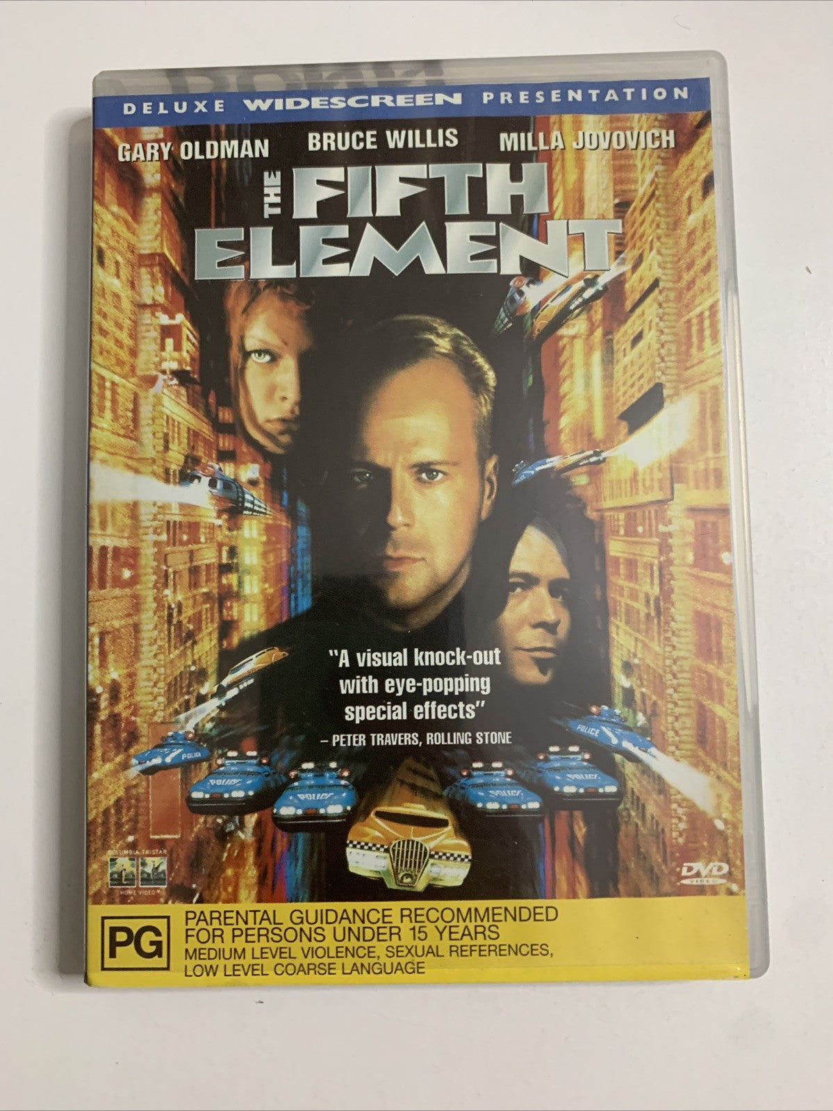 The Fifth Element (DVD, 1997) Gary Oldman, Bruce Willis, Milla Jovovich Region 4