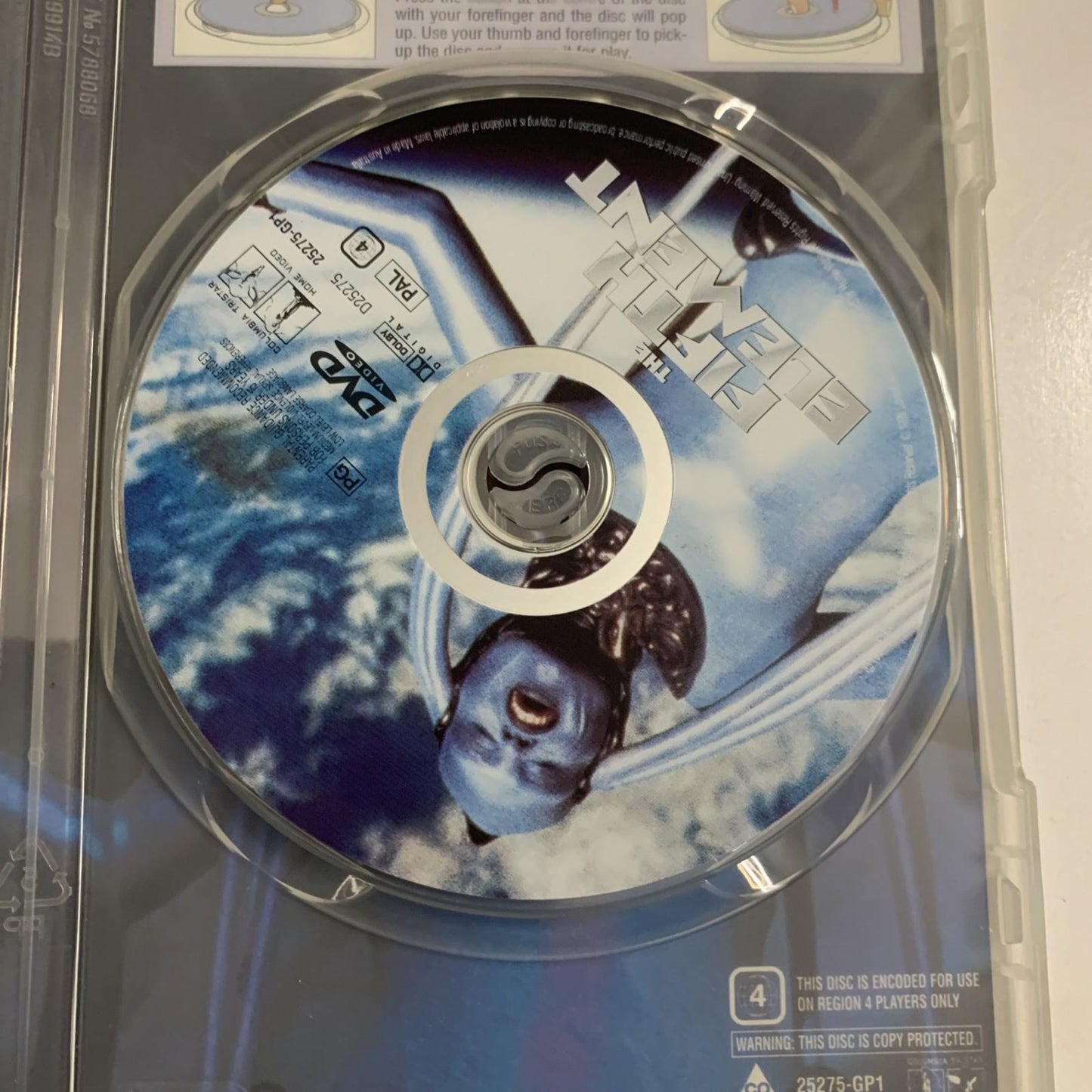 The Fifth Element (DVD, 1997) Gary Oldman, Bruce Willis, Milla Jovovich Region 4