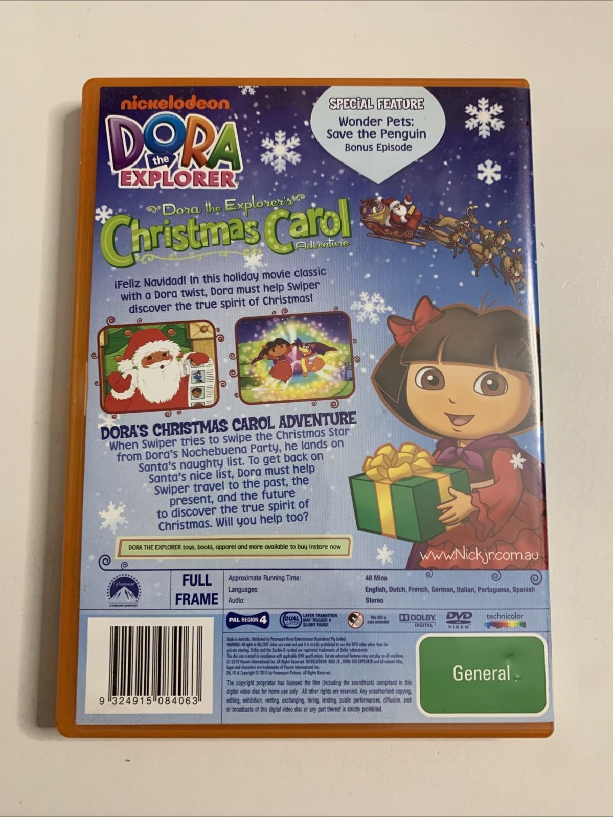 Dora The Explorer: Dora's Christmas Carol Adventure (DVD, 2009) Region 4