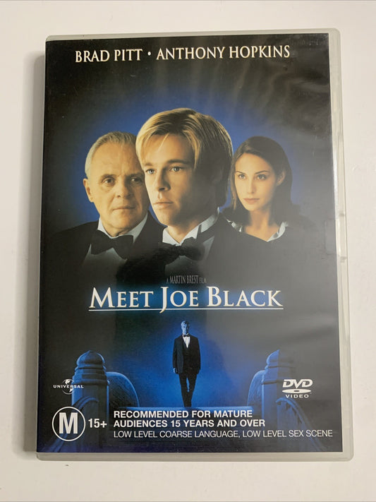 Meet Joe Black (DVD, 1998) Brad Pitt, Anthony Hopkins Region 4 &2