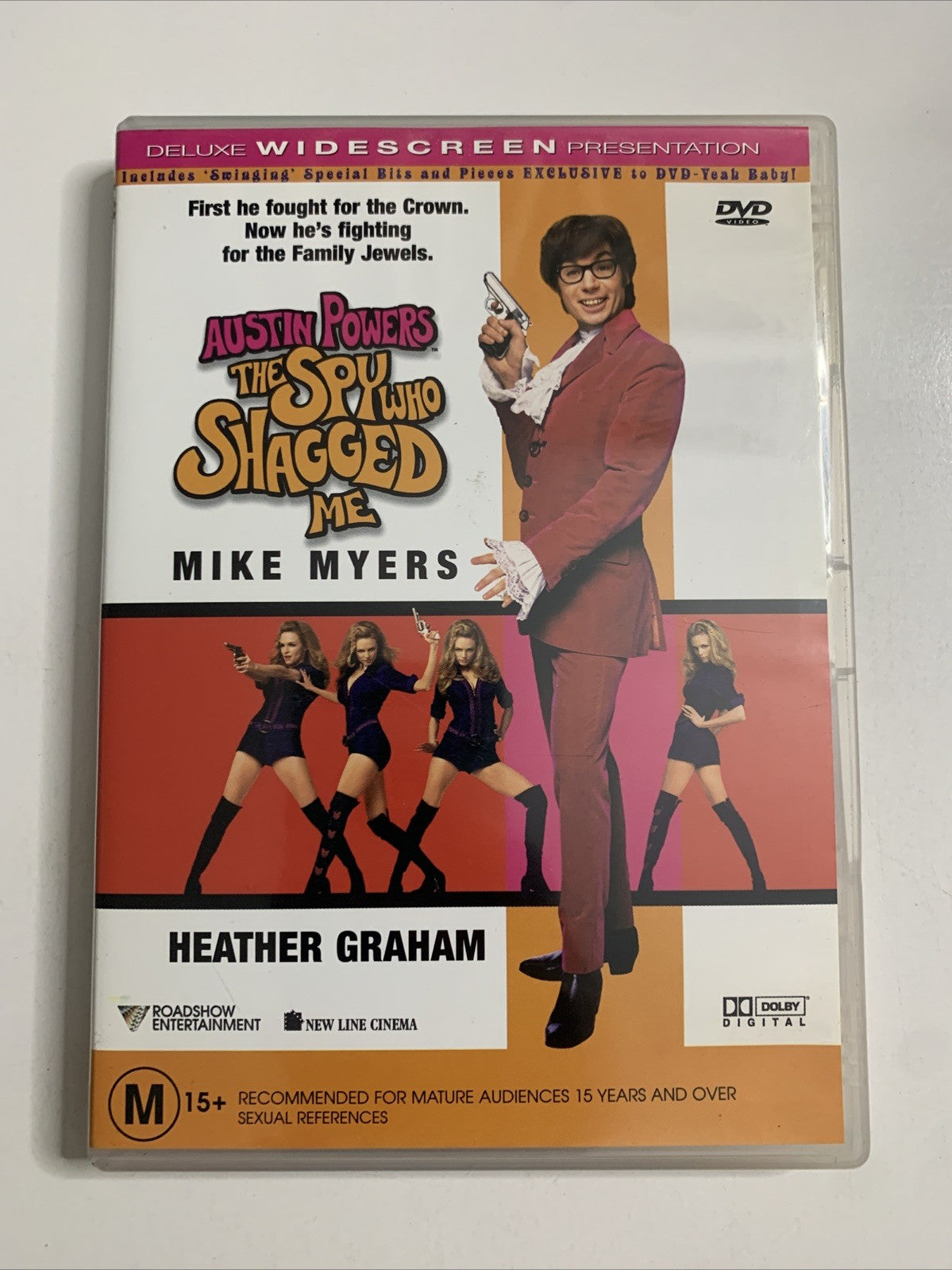 Austin Powers The Spy Who Shagged Me (DVD, 1998) Mike Myers Region 4