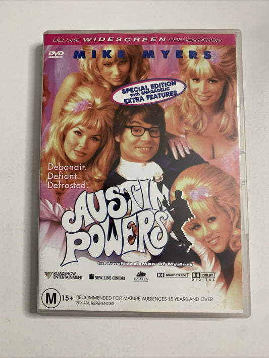 Austin Powers: International Man Of Mystery (DVD, 1997) Mike Myers Region 4