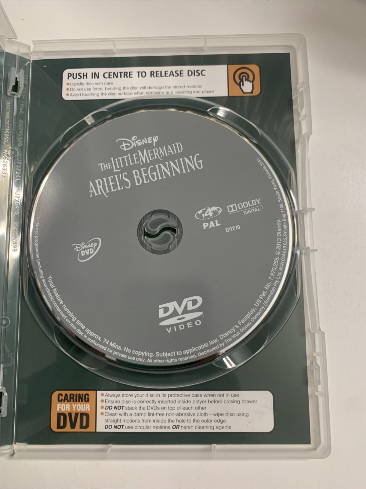 The Little Mermaid III Ariel's Beginning (DVD, 2008) Disney Animation Region 4