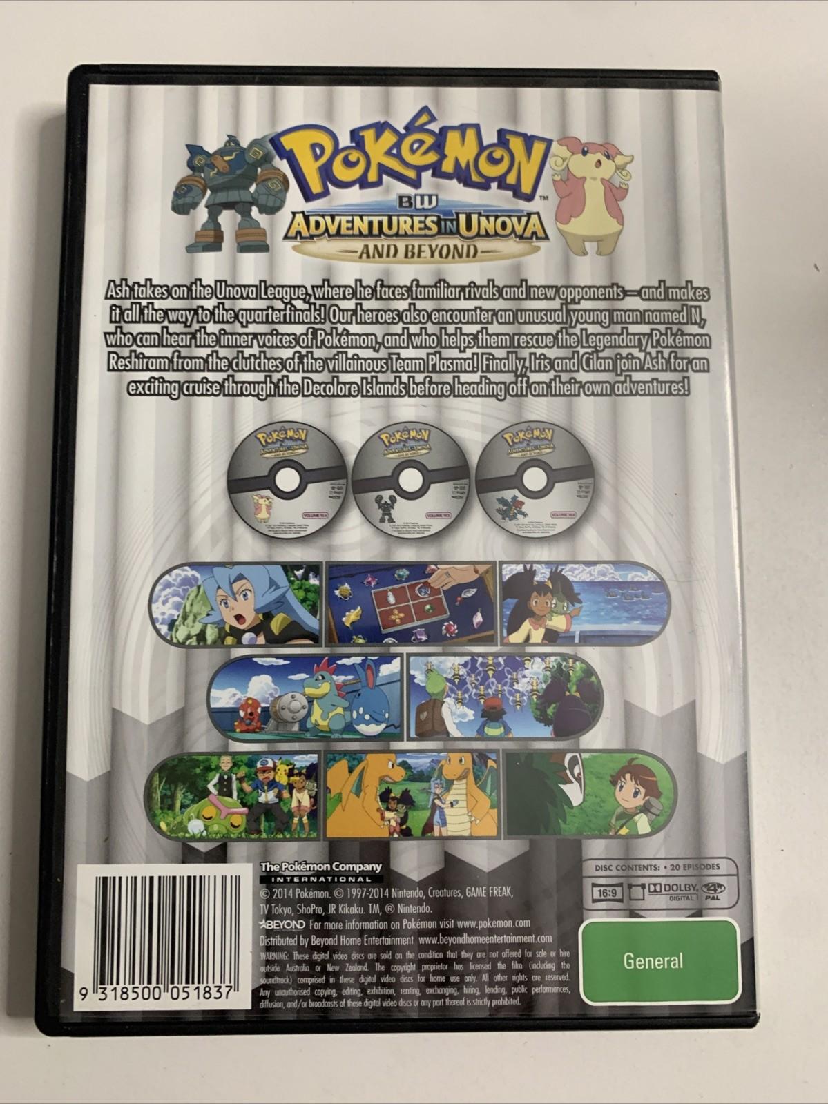 Pokemon Black & White: Adventures In Unova & Beyon Collection 2 (DVD) Region 4