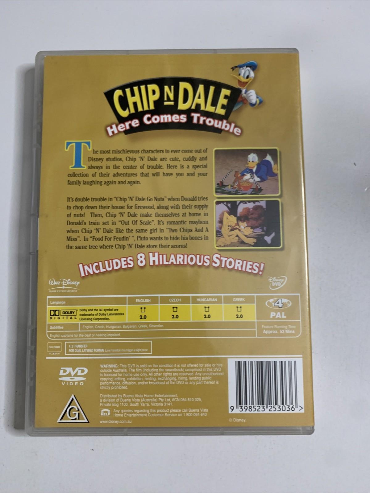 Chip 'n Dale: Here Comes Trouble  (DVD, 2005) Disney Region 4