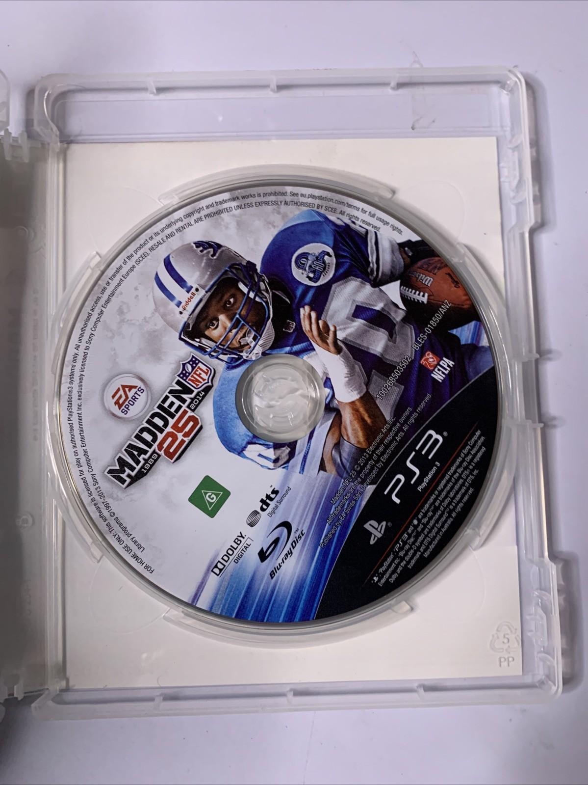 Madden NFL 25 : 1989-2014 PS3 Sony PlayStation 3 Game