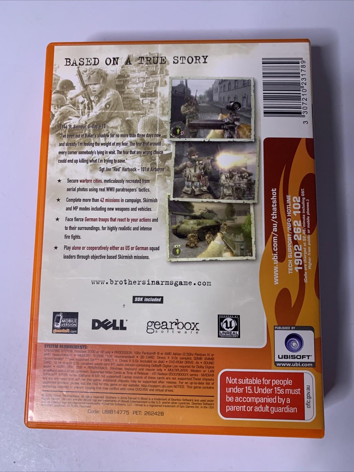 Brothers In Arms: Earned In Blood PC DVD-ROM Windows Game