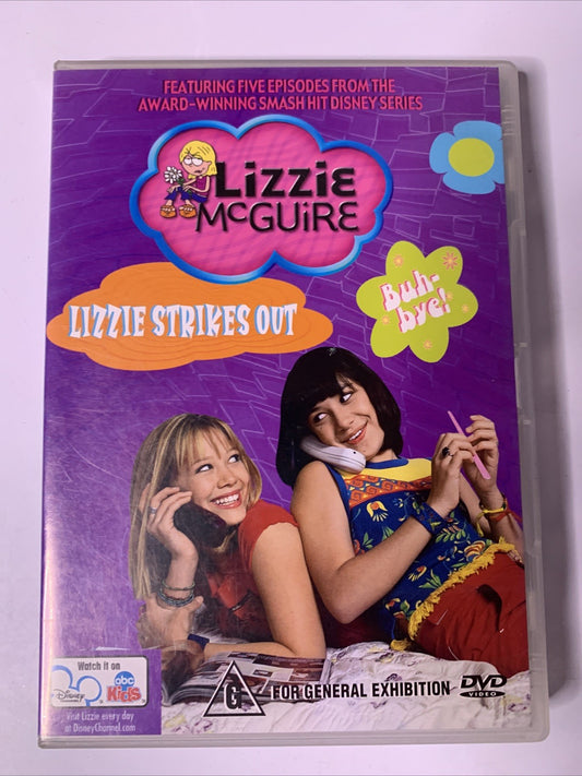 Lizzie Mcguire: Lizzie Strikes Out (DVD, 2002) Disney Hillary Duff Region 4