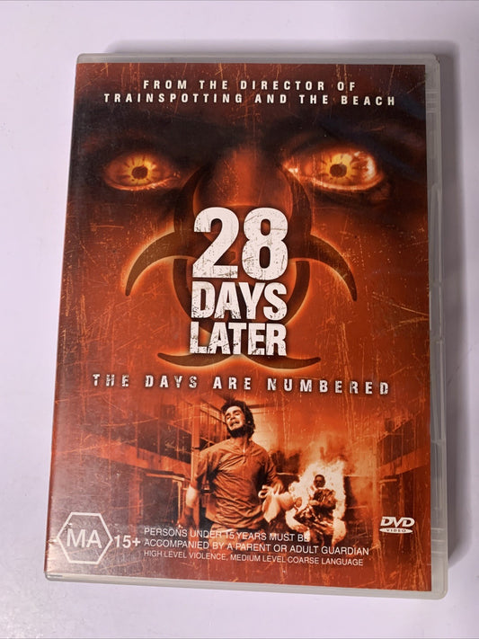 28 Days Later (DVD, 2002) Horror Christopher Eccleston, Brendan Gleeson Region 4