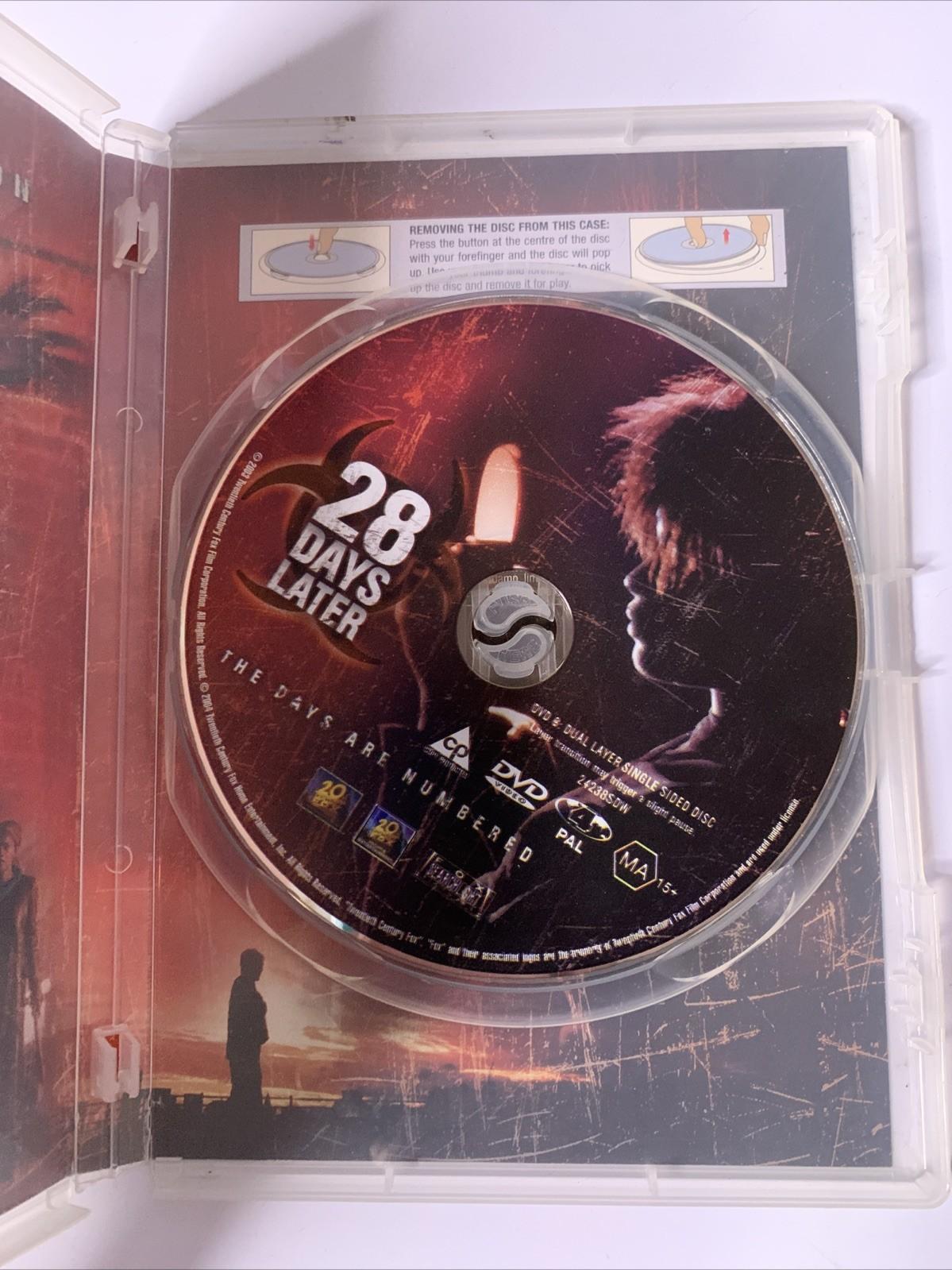 28 Days Later (DVD, 2002) Horror Christopher Eccleston, Brendan Gleeson Region 4