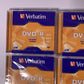4x Verbatim DVD-R Recordable 4.7GB 16x Speed 120 Min Blank Disc NEW Sealed