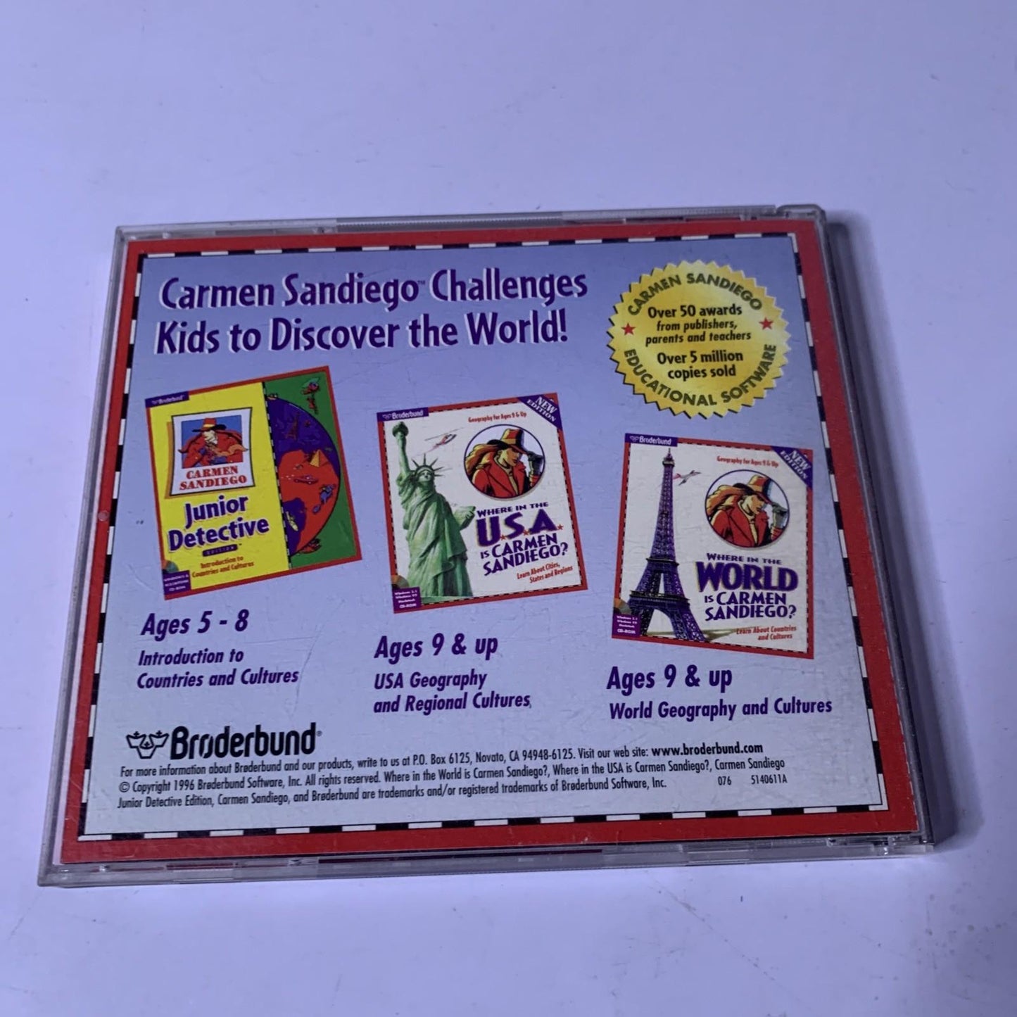 Carmen Sandiego : Junior Detective Edition PC CD-ROM 1995