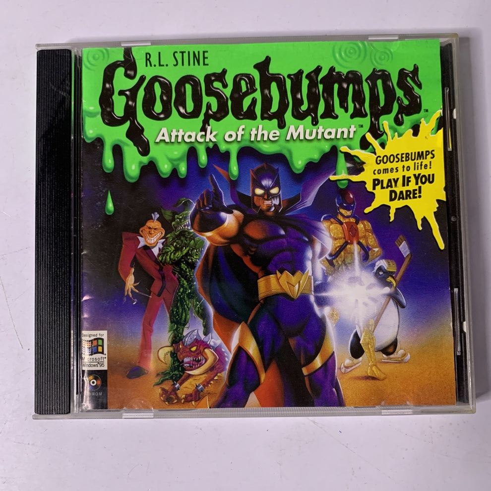 RL Stine Goosebumps Attack Of The Mutant PC CD-ROM Windows 95 1997 Gam ...