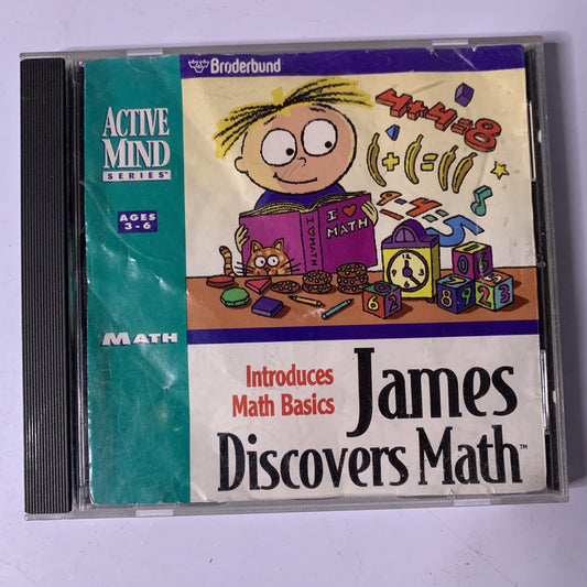 James Discovers Maths : Introduces Math Basics PC CD-ROM Educational Game