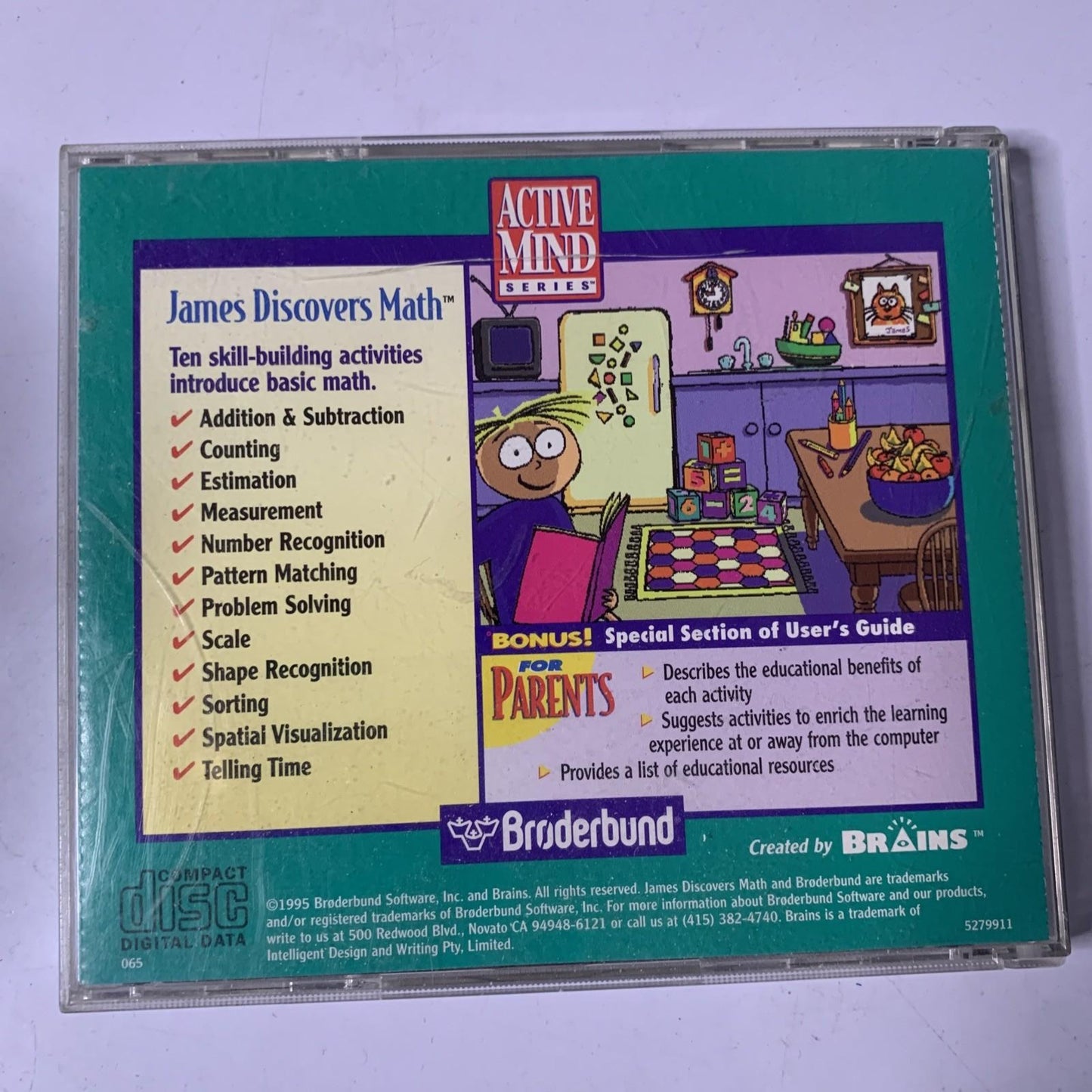 James Discovers Maths : Introduces Math Basics PC CD-ROM Educational Game