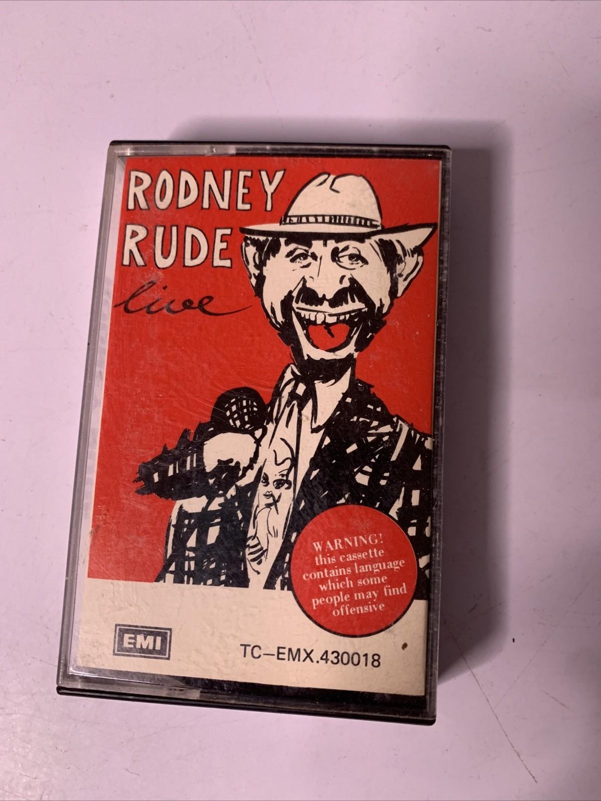 Rodney Rude – Live! (Cassette, 1984) Australia TC-EMX-430018