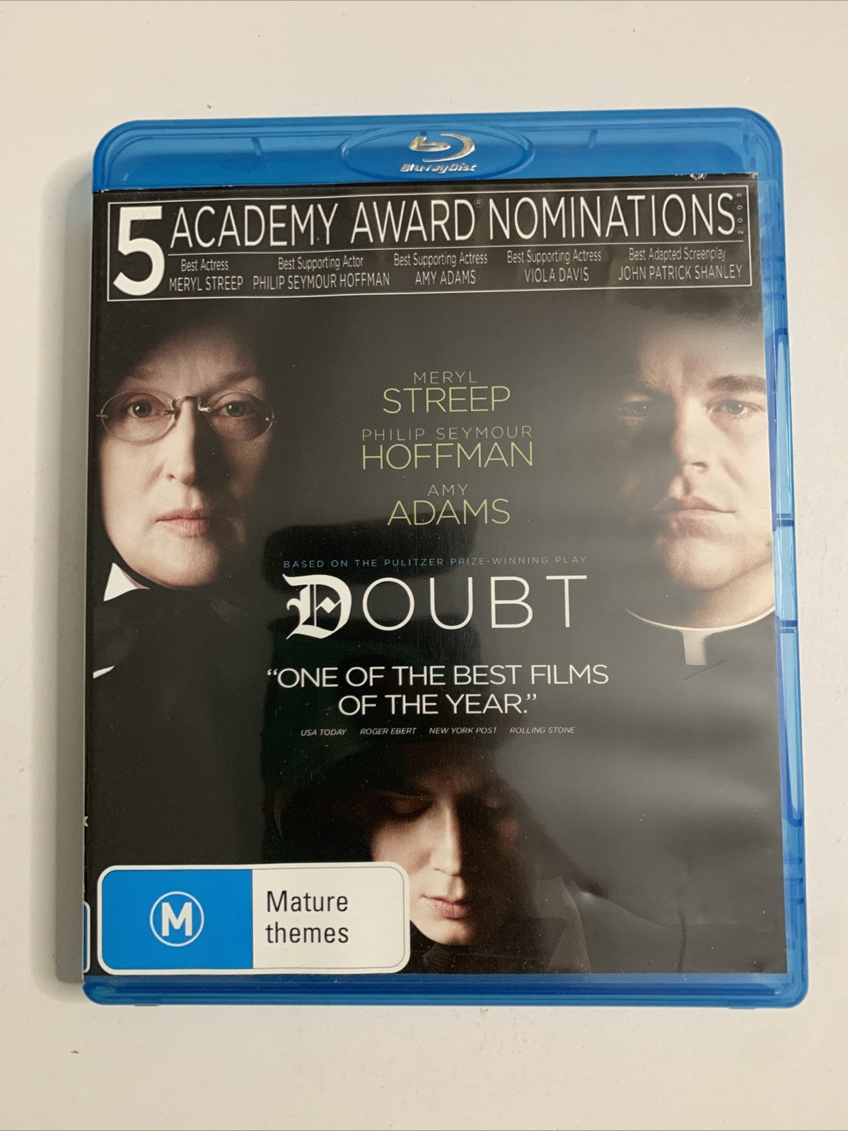Doubt (Blu-ray, 2008) Amy Adams, Philip Seymour Hoffman, Meryl Streep  Region B