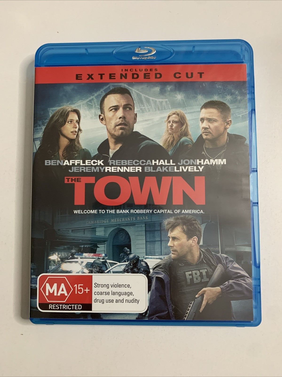 The Town (Blu-ray, 2010) Ben Affleck, Blake Lively, Jon Hamm  Region B