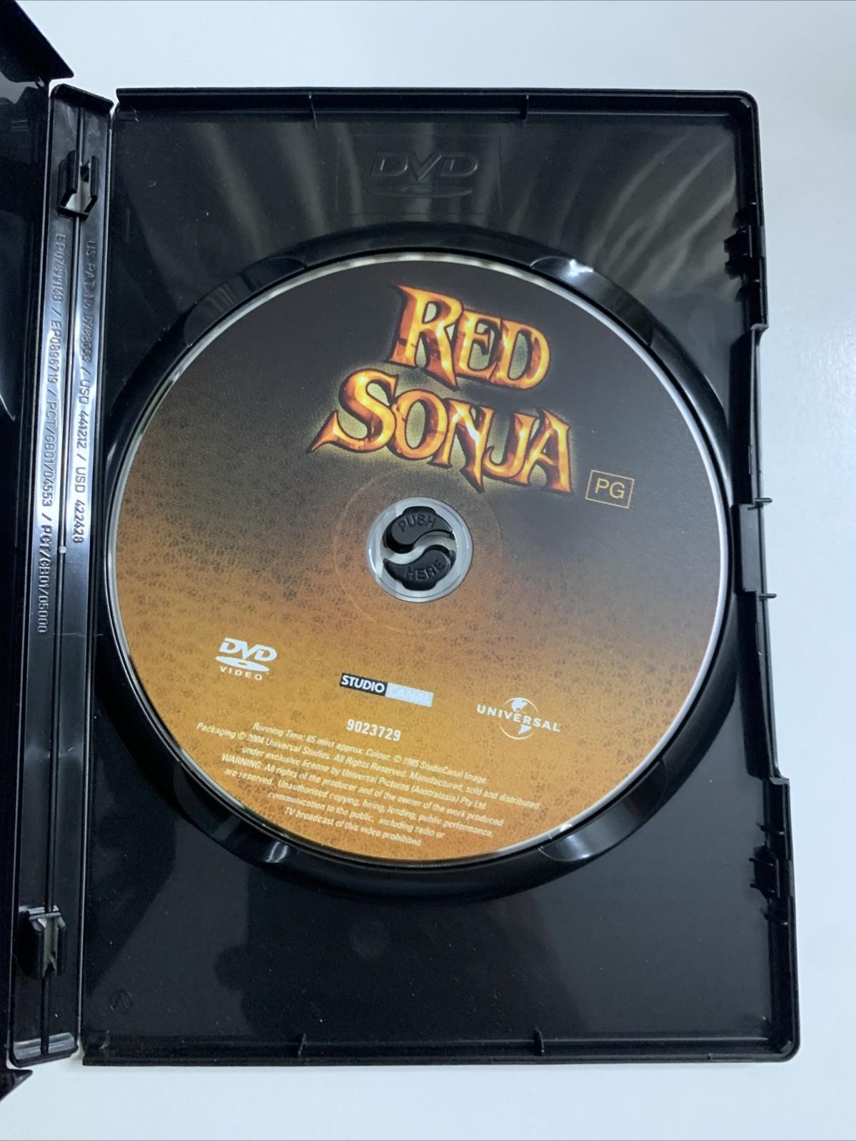 Red Sonja (DVD, 1985) Brigitte Nielsen, Arnold Schwarzenegger  Region 4 &2