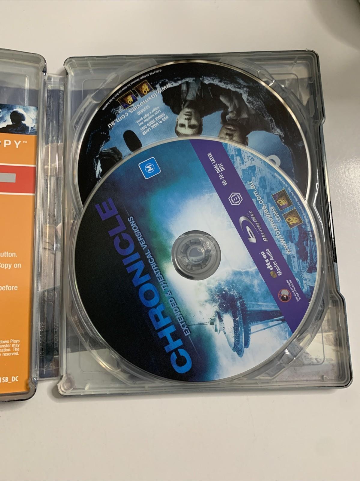 Chronicle (Steel Case Edition, Blu-ray + DVD, 2012) Michael B. Jordan Region B