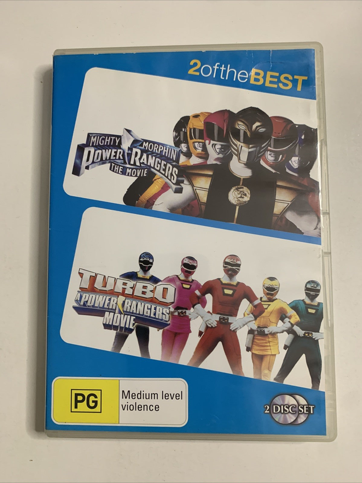 Mighty Morphin Power Rangers Movie + Turbo Power Rangers Movie (DVD) Region 4