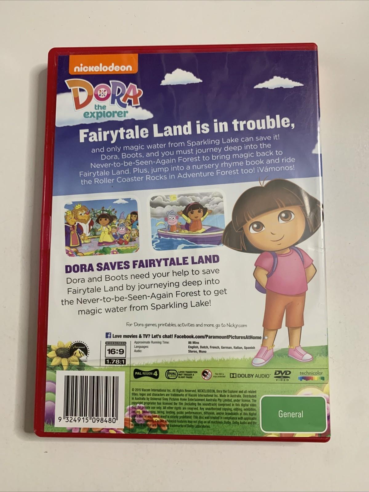 Dora The Explorer: Dora Saves Fairytale Land (DVD, 2015) Animation Region 4