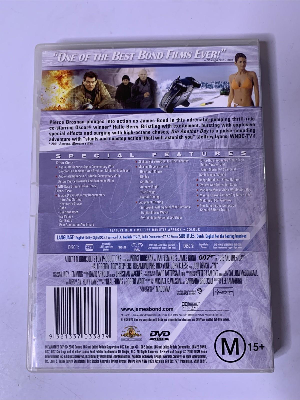 Die Another Day James Bond (DVD, 2002) Pierce Brosnan, Halle Berry Region 4