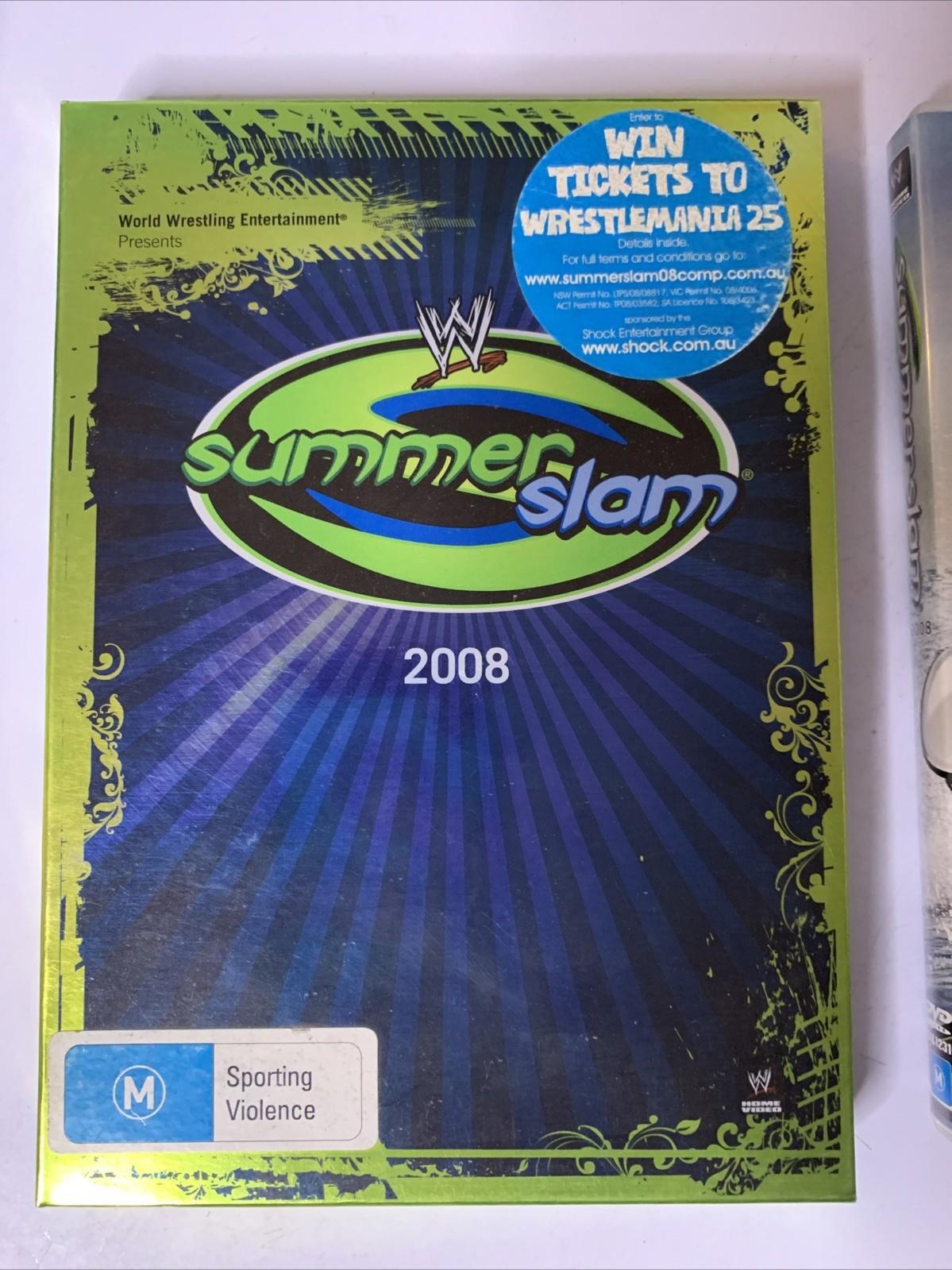 WWE Summerslam 2008 (DVD, 2008)  Pro Wrestling Region 4