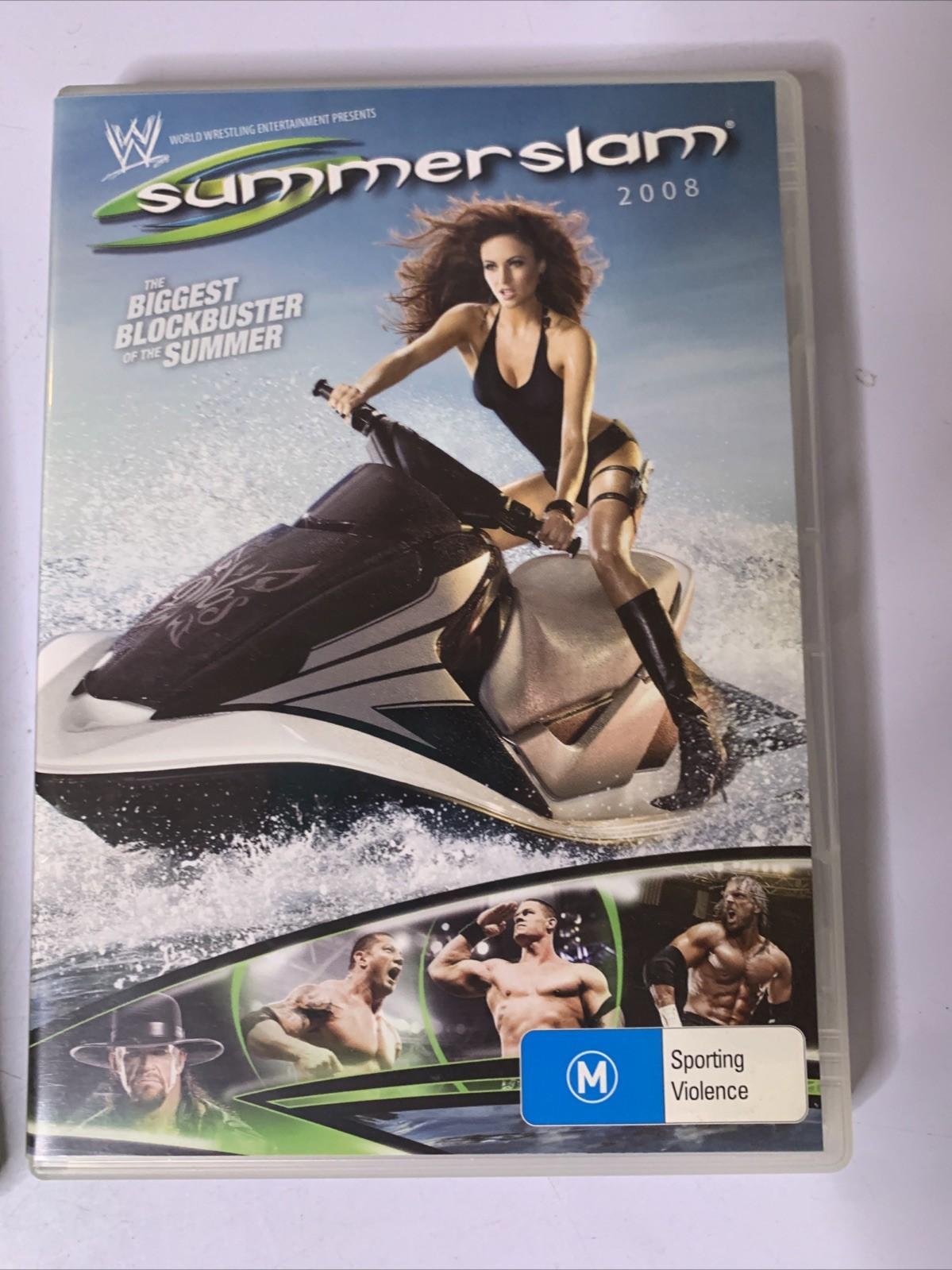 WWE Summerslam 2008 (DVD, 2008)  Pro Wrestling Region 4