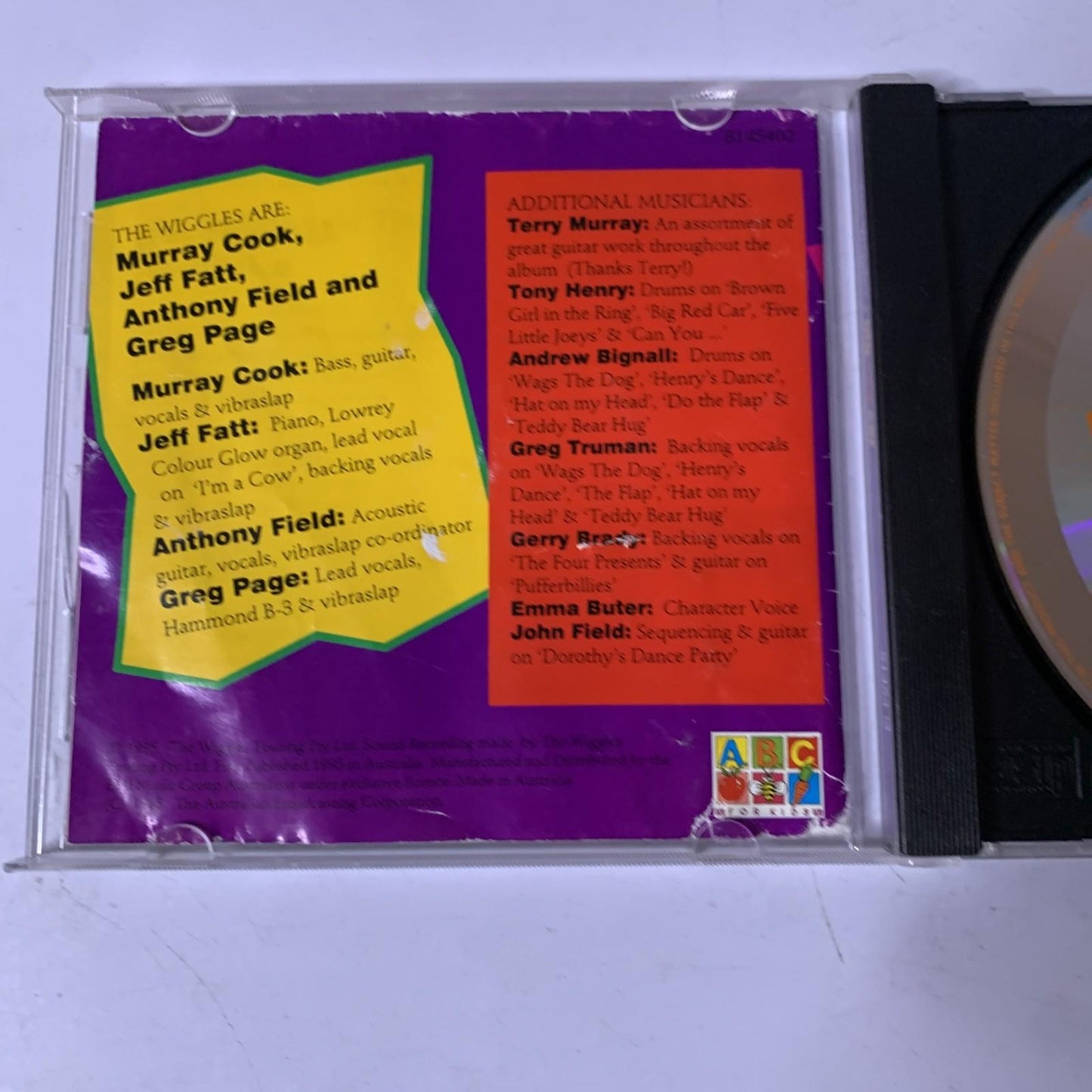 The Wiggles – Big Red Car (CD, 1995) Album Australia