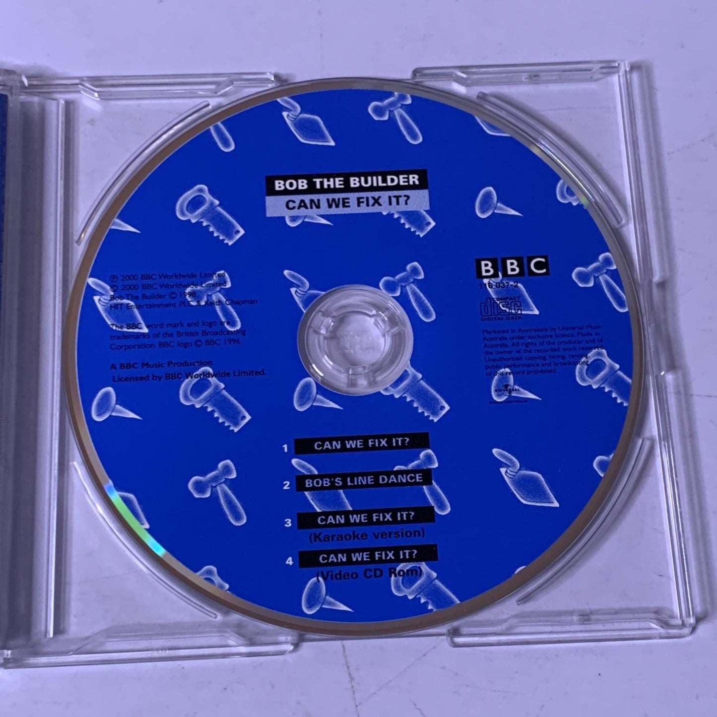 Bob The Builder – Can We Fix It? (CD, 2000) UK WMSS 6037-2
