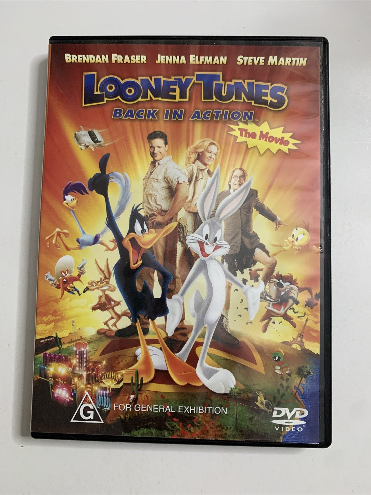 Looney Tunes: Back in Action (DVD, 2003) Brendan Fraser, Steve Martin Region 4