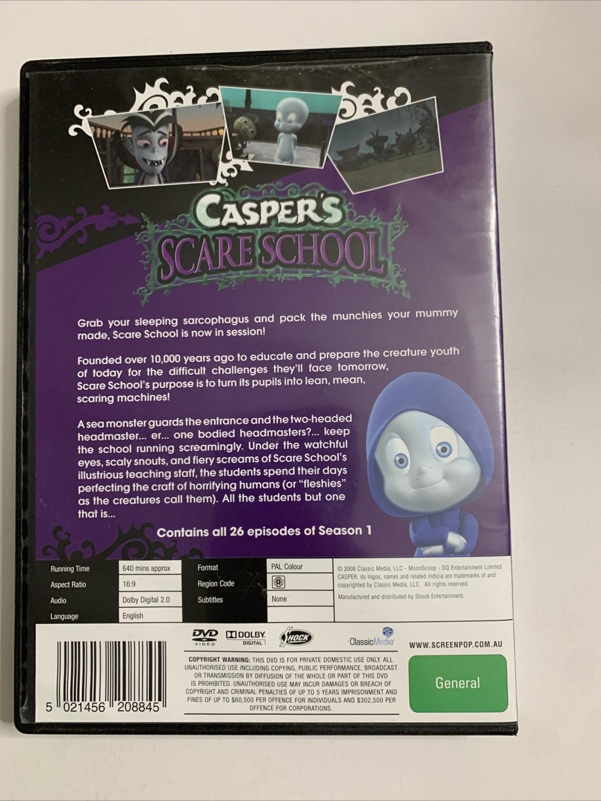 Casper's Scare School : Season 1 Collection (DVD, 2009) Animation All Regions