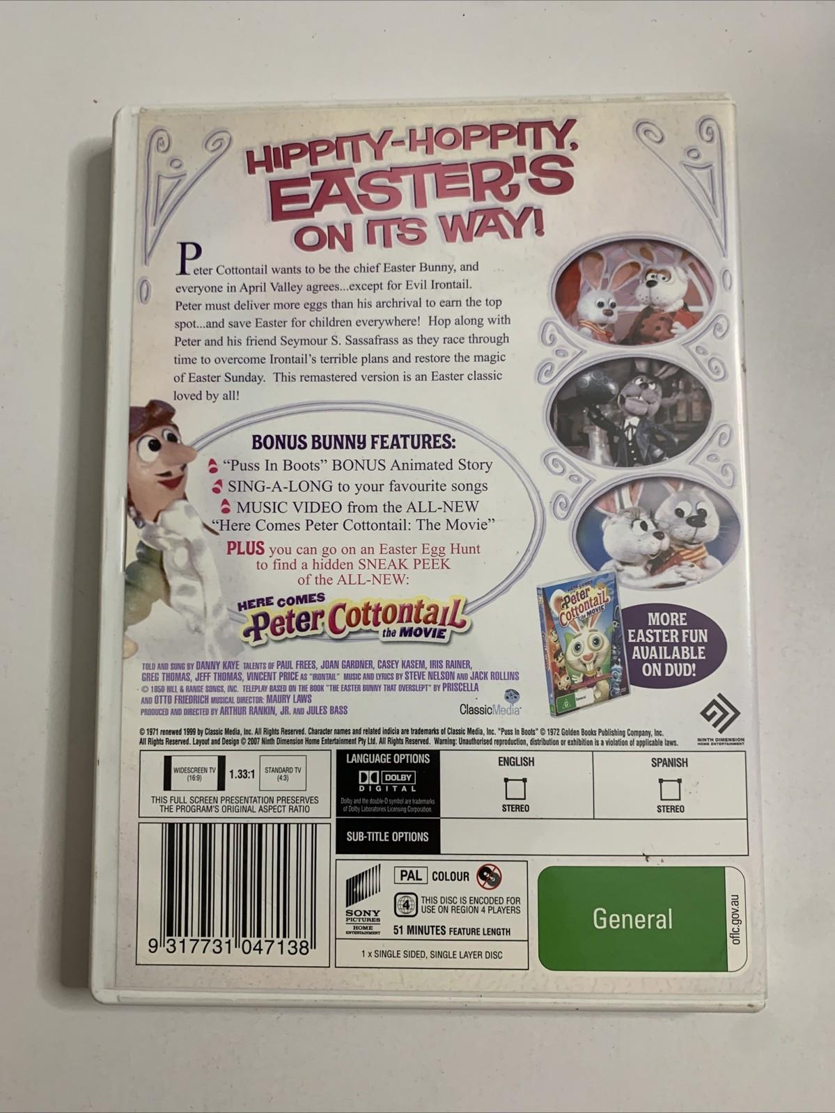 Here Comes Peter Cottontail: The Original TV Classic (DVD, 1971) Region 4