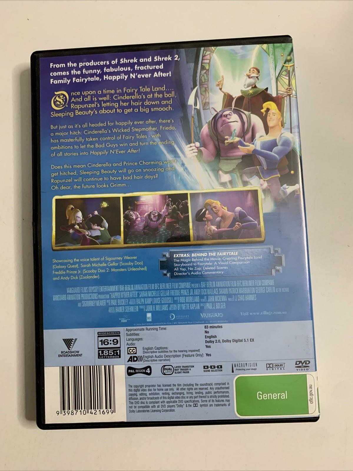 Happily N'Ever After (DVD,2007) Sarah Michelle Gellar, Freddie Prinze Jr