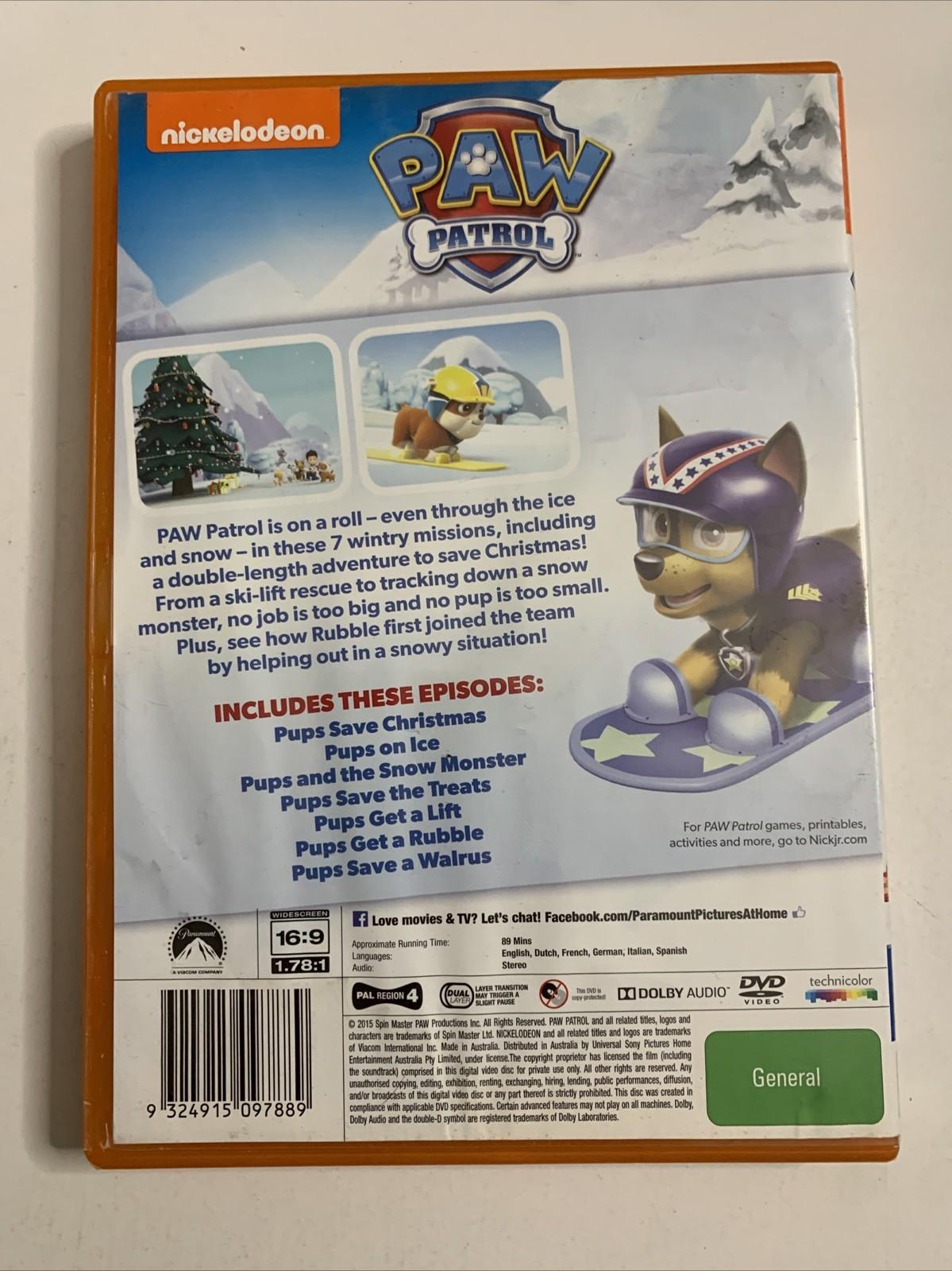 Paw Patrol: Winter Rescues (DVD, 2014) Animation Region 4
